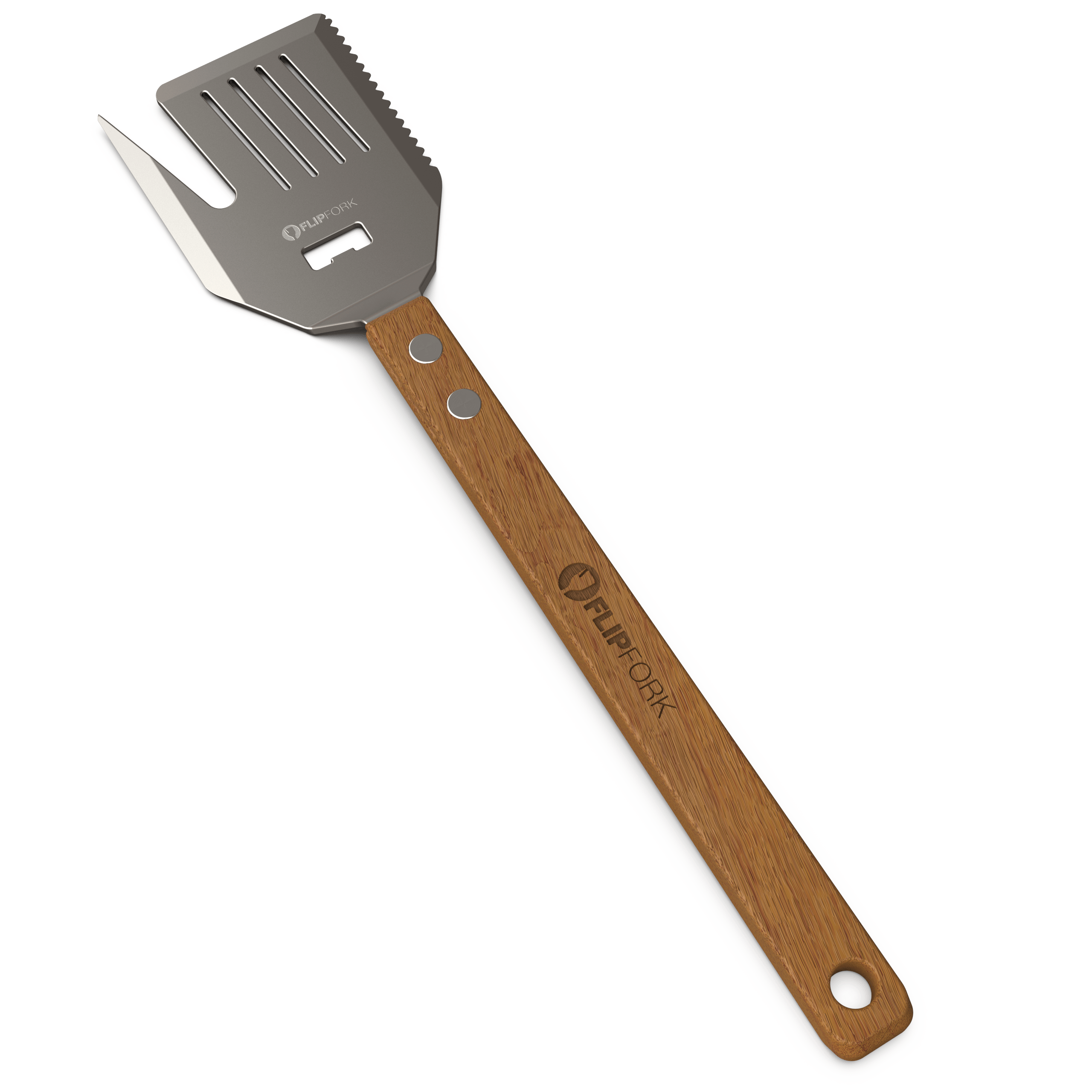 EZCook 5-in-1 BBQ Tool with Grill Fork and Grill Spatula 